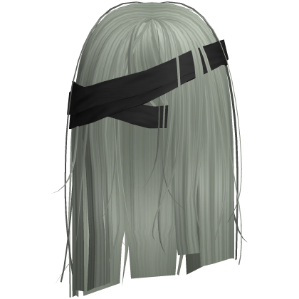 Horror Green Short Hair w Black Bandages Roblox item