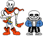 the sans and papyrus fans!!!