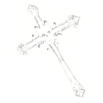 🔥✨GIANT EMISSIVE GRUNGE CROSS (GLOWS IN GAME)