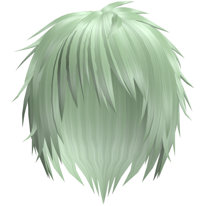 mint green kuro messy japanese anime boy hair