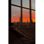Sunset in new york