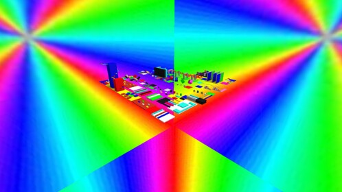Rainbow Obby (43 Stages)