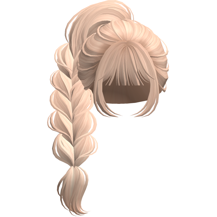 Braided Anime Princess Ponytail Blonde