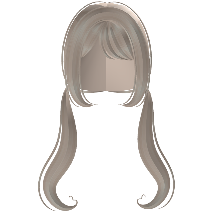 cute pigtail w hearts | blonde