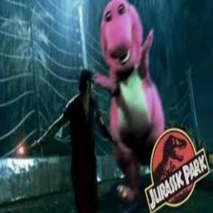 Funny barney Roblox decal