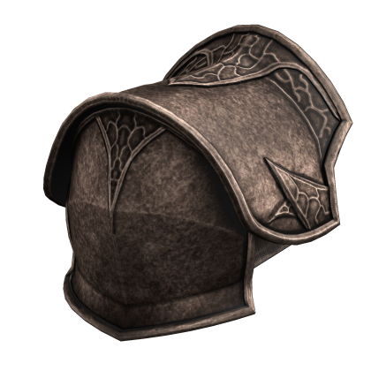 Bronze Medieval Knight Pauldron - Right