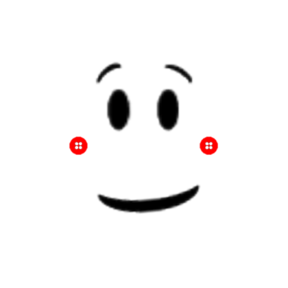 Red Buttons (Custom Face) Roblox decal