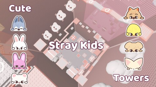 Cute Stray Kids Towers [🐶🦊]