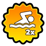 2x Swim Speed
