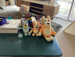 Bluey plush pack