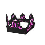 [GLITCH] Pink Sakura Static Animated 8-Bit Crown