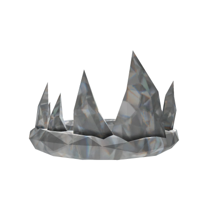 Clear crystal crown