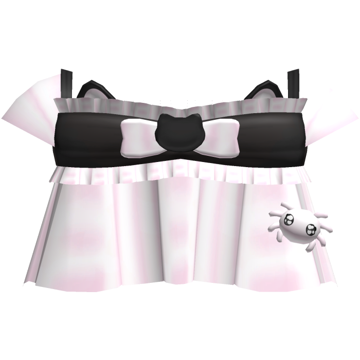♡・Cutesy halloween kitty pink spooky dress