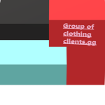 Group of clothing clients