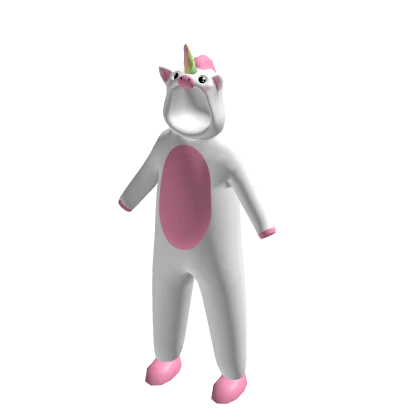 Pink Unicorn Onesie Pajamas Roblox Item Rolimon s