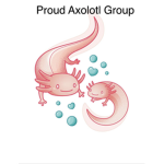 Proud axolotl group