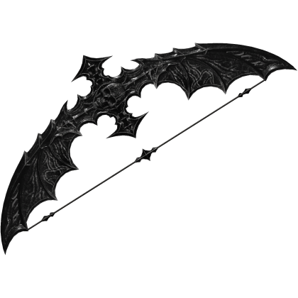 Skullbound Black Goth Reaper Bow