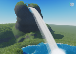 [WATERSLIDES!] Look at a Waterfall