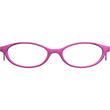 Nerdy Hot Pink Office Siren Oval Glasses