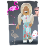 Mia's flamingos