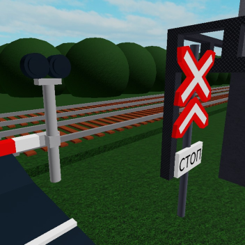 Russian level crossing