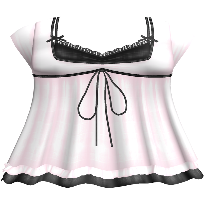 pretty gothic ruffled dress w tank top pink 2