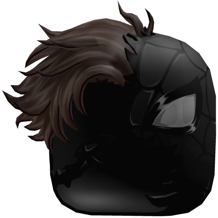 Ripped Spider Mask Hair