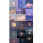 Bright star and moon