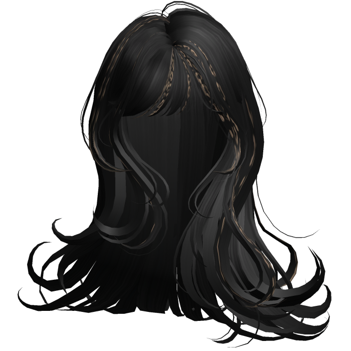 Silky Long Angelic Swirly Hair (Black Leopard)