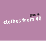 CLOTHES FROM 40