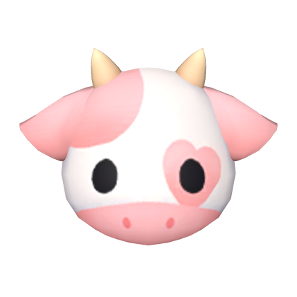 Strawberry Cow Mask