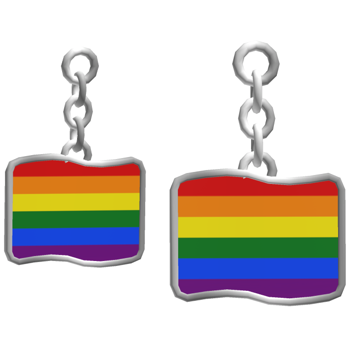 Rainbow Pride Flag Earrings