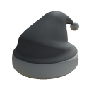 Santa Hat (Grey)