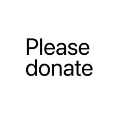 Please donate