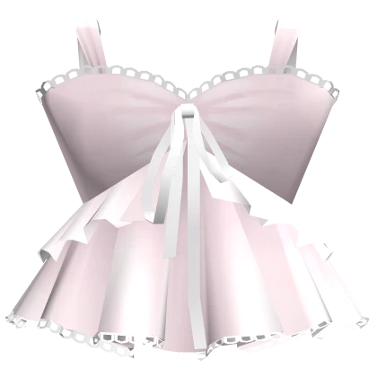 1.0] R6 Moe Pink Ruffled Dress | Roblox Item - Rolimon's