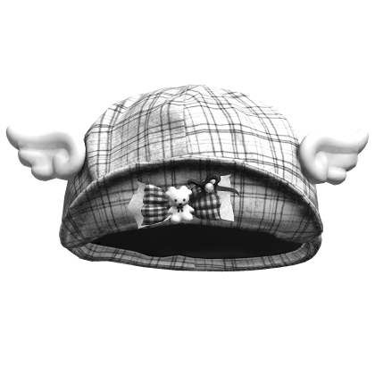 White Kawaii Bow Realistic Beret