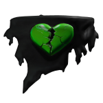 💚Bandana of Lucky Green Broken Heart💚