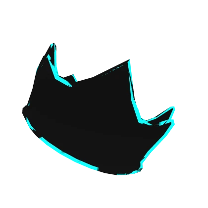 Animated Cartoony Cyan Crown | Roblox Item - Rolimon's