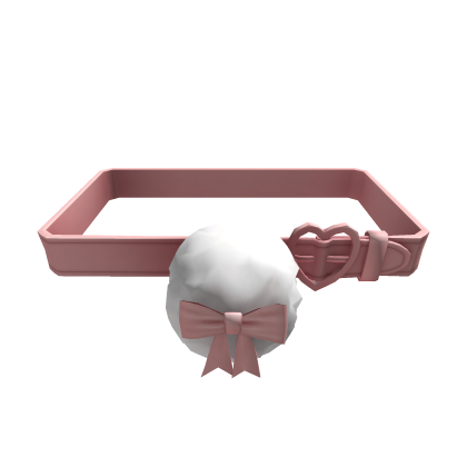 Cute Bunny Tail Heart Belt Roblox item