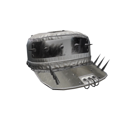 White Spiked Metal Hat Roblox item