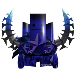 ⏳BLUE Frozen Hair + Star Crown + Horns + Clockwork