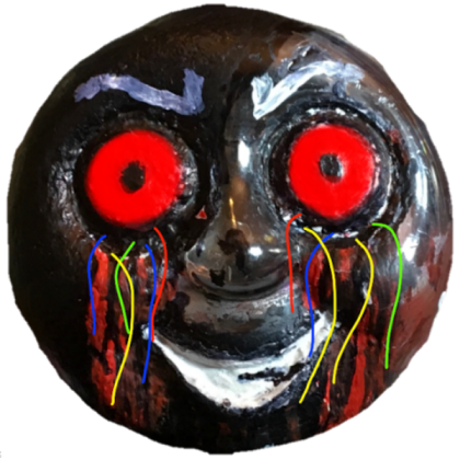 Horror Thomas Face #2 Roblox decal