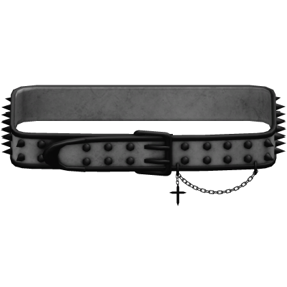 White Studded Punk Belt Roblox item