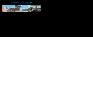 Shireoaks-Levelüberquerung.