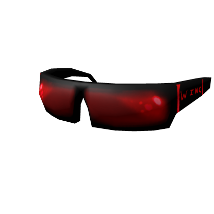 Black And Red Shades W Inc. Sunglasses Recolor Roblox item