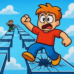 🔥 Don’t Fall! GLASS BRIDGE Challenge!