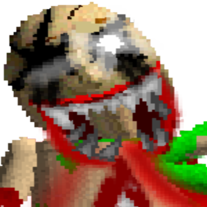Creepy Baldi Icon Roblox decal