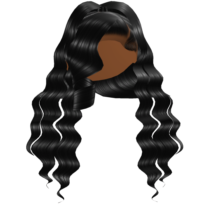 Wavy Voluminous Ponytail in Black