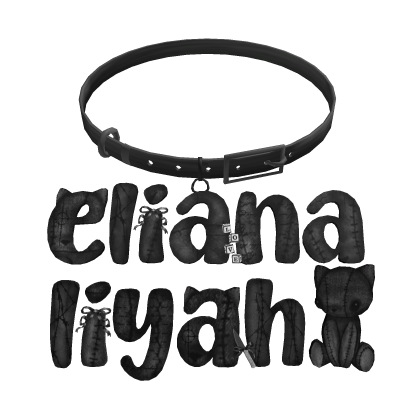 eliana and liyah 3.0 choker Roblox item