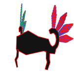 Animated Rainbow Red Valk